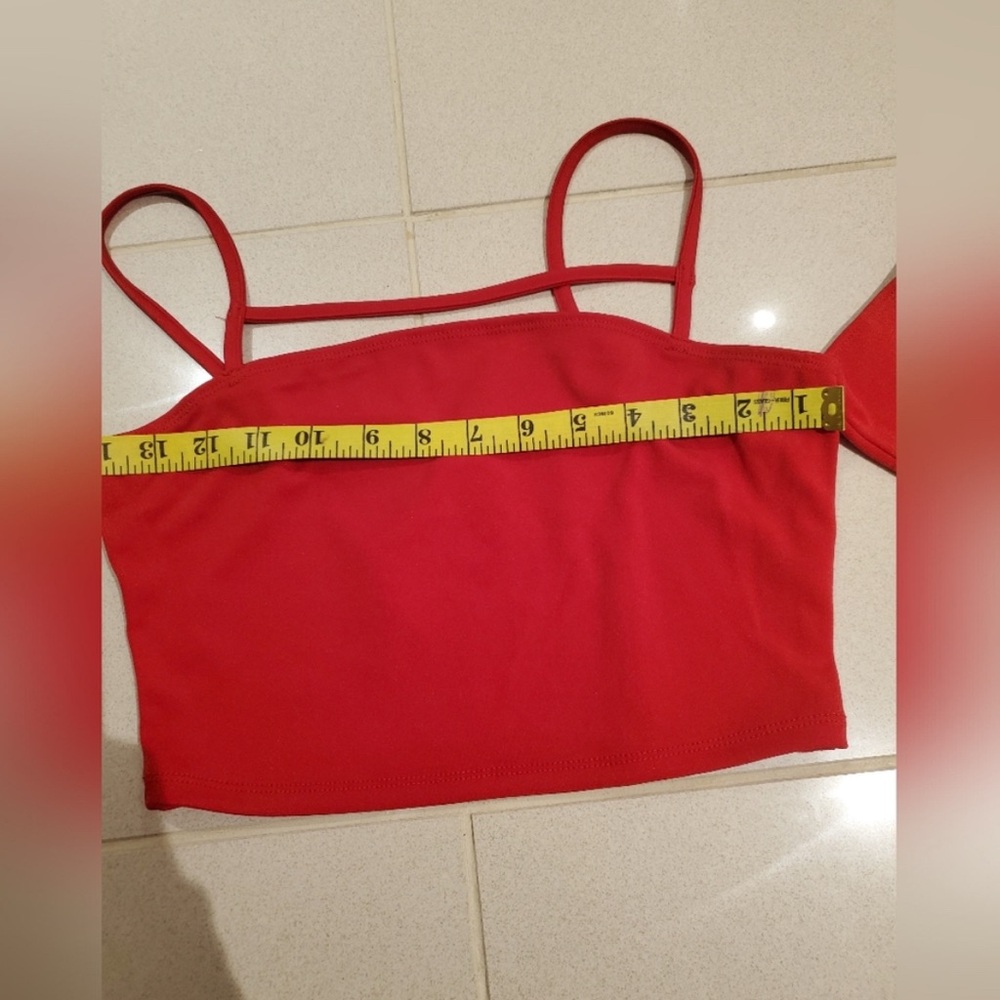 Red Crop Top - Picture 3 of 5